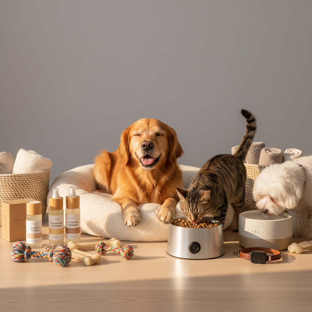 Premium pet food and nutrition products for dogs and cats at PetBridge trade show